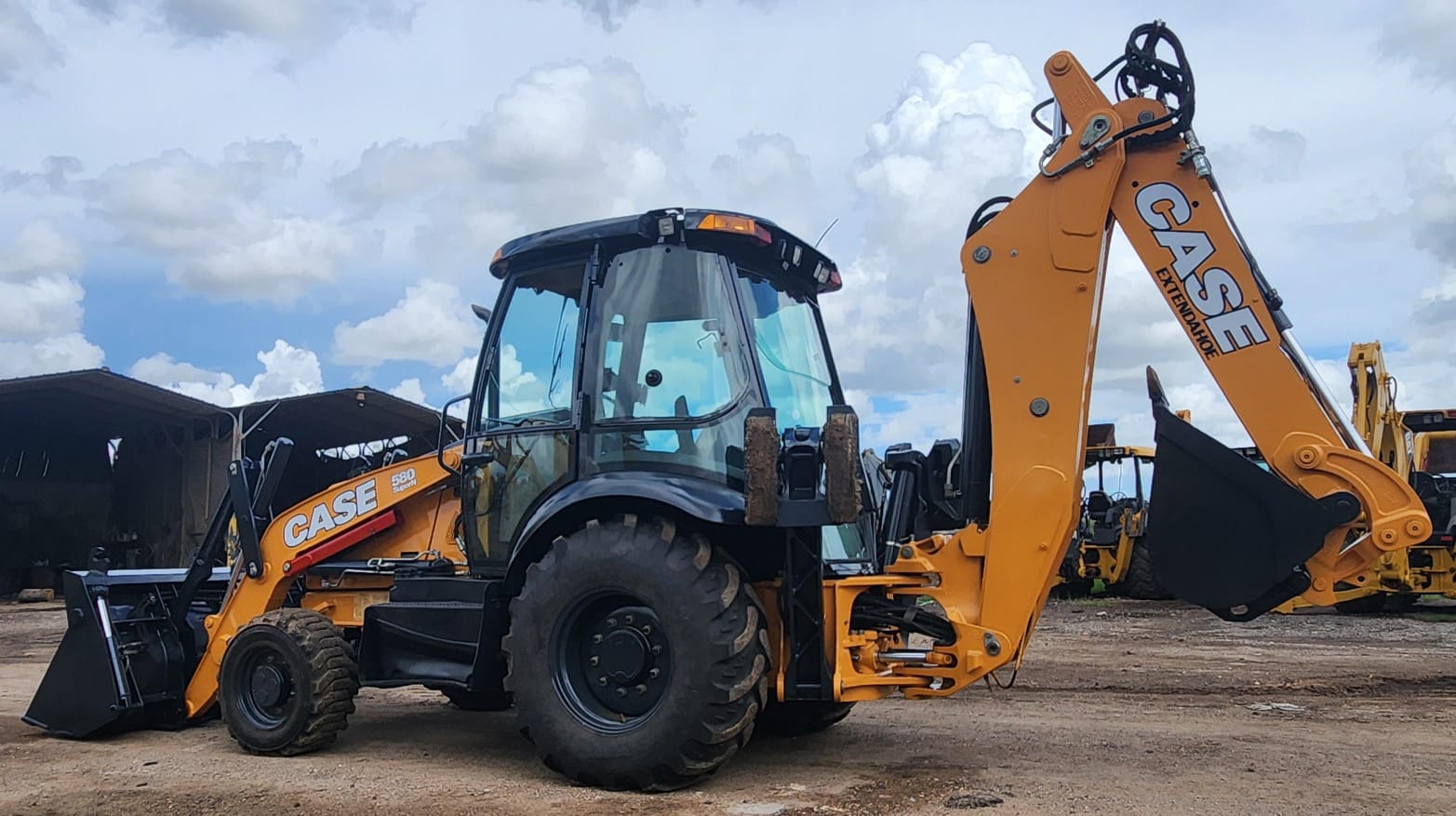 Backhoe loaders and excavators