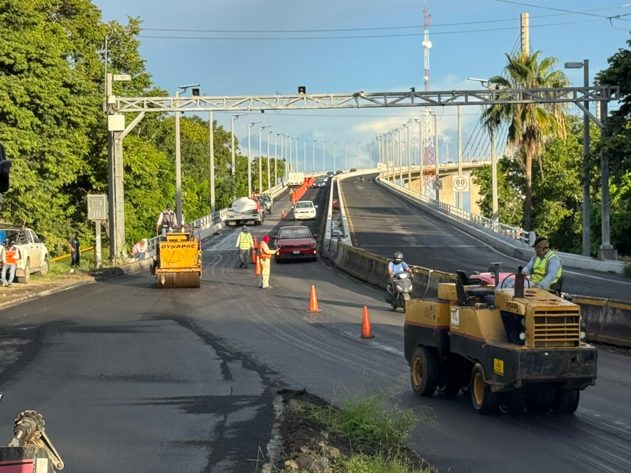 Asphalt overlay application